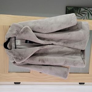 Faux fur coat